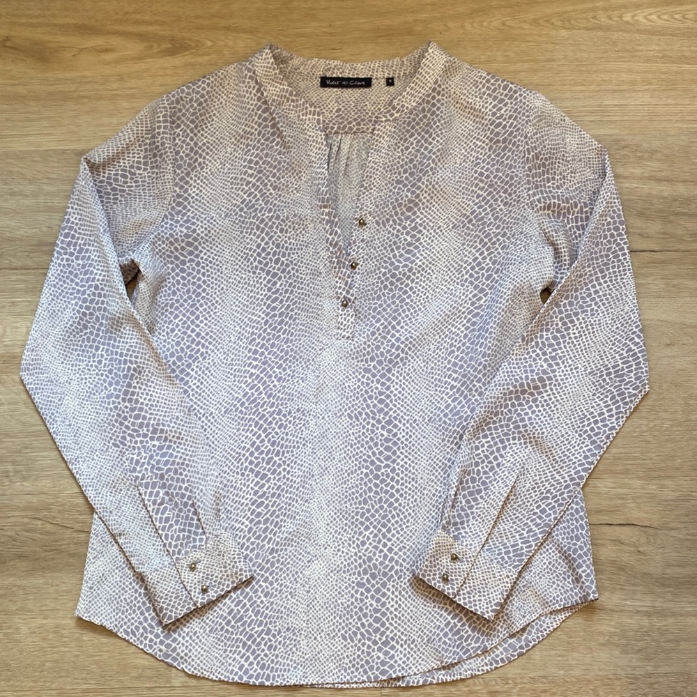 Violet & Claire animal print shirt. Size small.